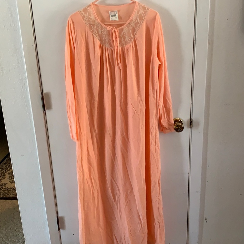 Woolworth cottagecore flannel grandma nightgown